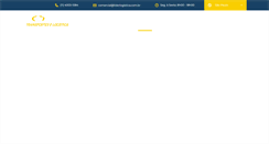 Desktop Screenshot of liderlogistica.com.br